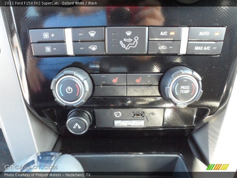 Controls of 2011 F150 FX2 SuperCab