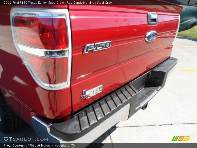 Red Candy Metallic / Steel Gray 2011 Ford F150 Texas Edition SuperCrew