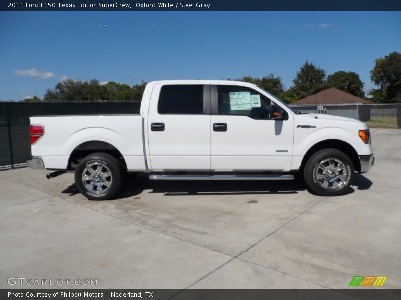Oxford White / Steel Gray 2011 Ford F150 Texas Edition SuperCrew