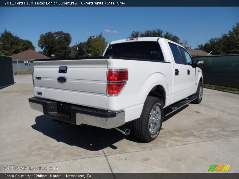 Oxford White / Steel Gray 2011 Ford F150 Texas Edition SuperCrew