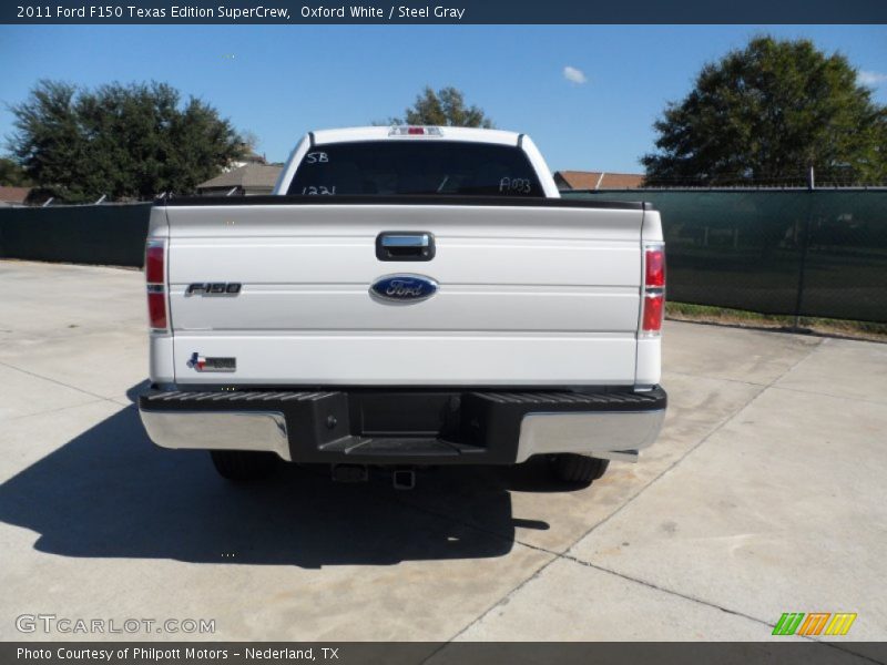 Oxford White / Steel Gray 2011 Ford F150 Texas Edition SuperCrew