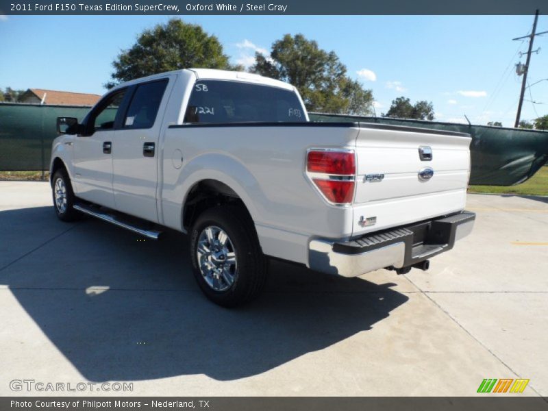 Oxford White / Steel Gray 2011 Ford F150 Texas Edition SuperCrew