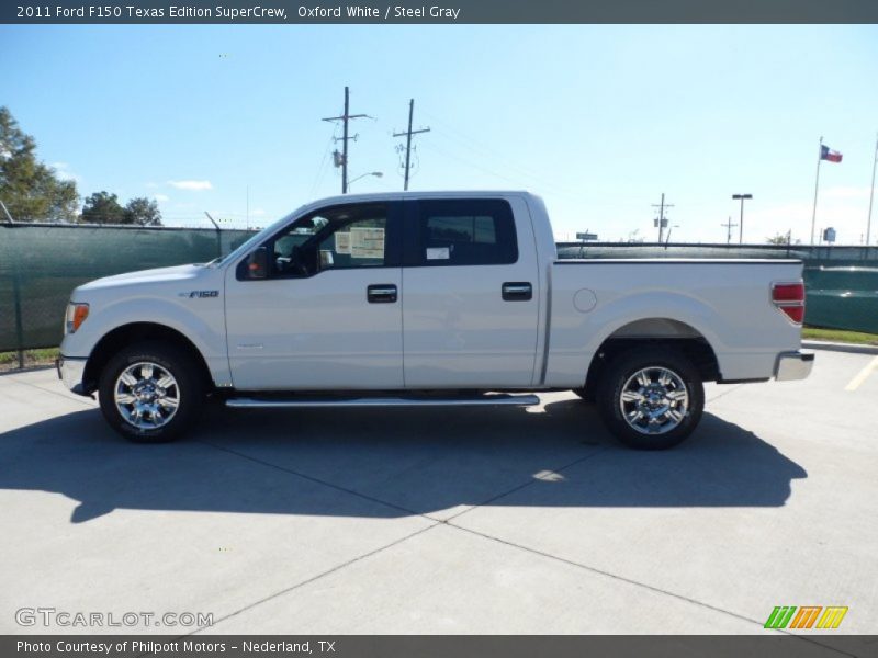 Oxford White / Steel Gray 2011 Ford F150 Texas Edition SuperCrew