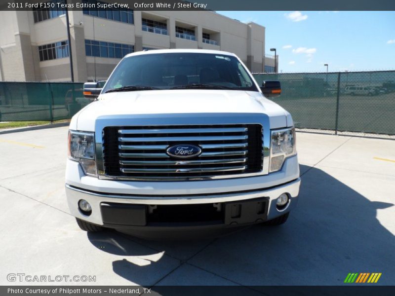Oxford White / Steel Gray 2011 Ford F150 Texas Edition SuperCrew