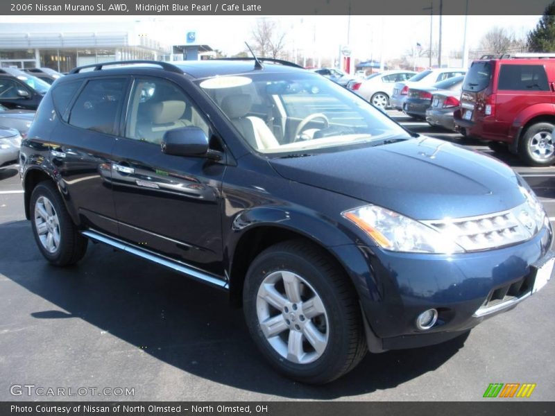Midnight Blue Pearl / Cafe Latte 2006 Nissan Murano SL AWD