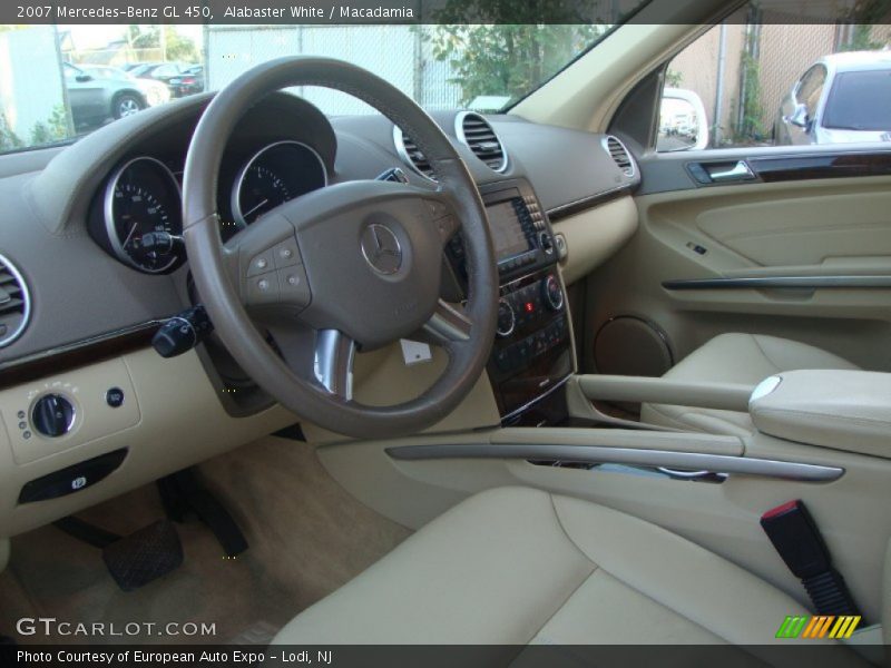 Alabaster White / Macadamia 2007 Mercedes-Benz GL 450