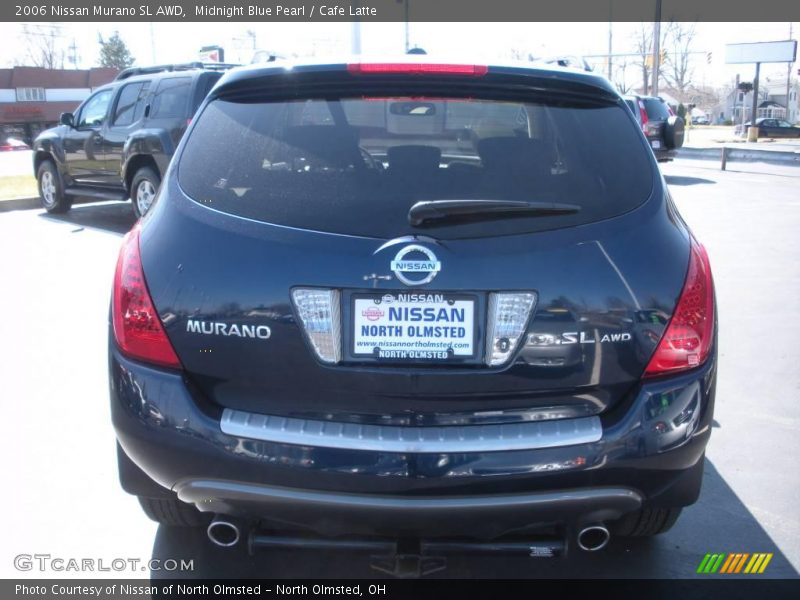 Midnight Blue Pearl / Cafe Latte 2006 Nissan Murano SL AWD