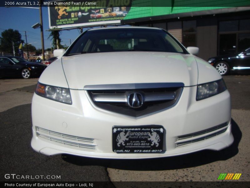 White Diamond Pearl / Camel 2006 Acura TL 3.2
