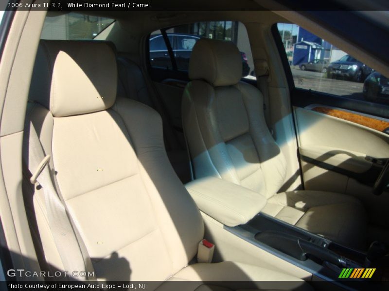White Diamond Pearl / Camel 2006 Acura TL 3.2