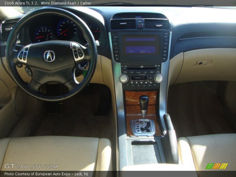 White Diamond Pearl / Camel 2006 Acura TL 3.2