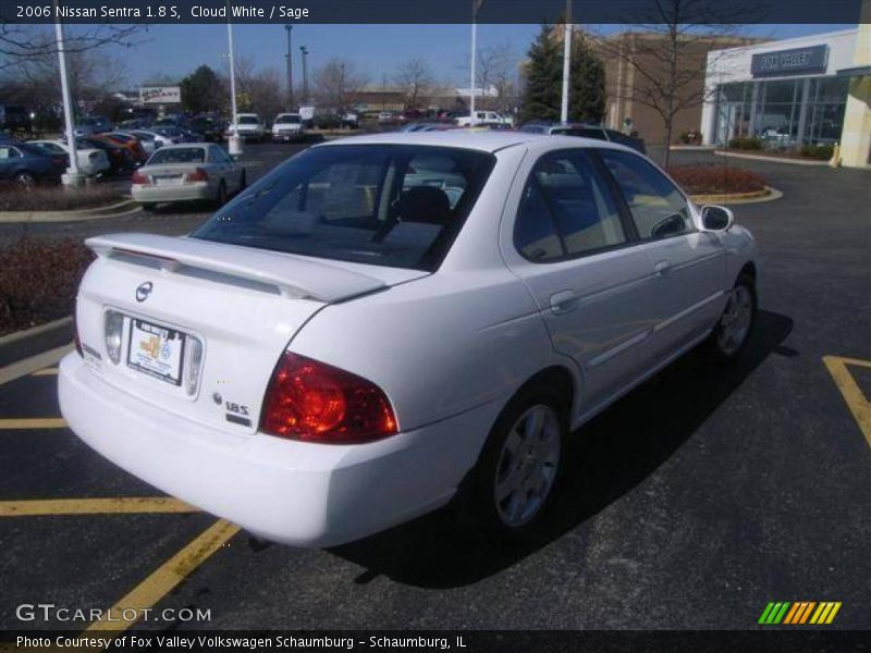 Cloud White / Sage 2006 Nissan Sentra 1.8 S