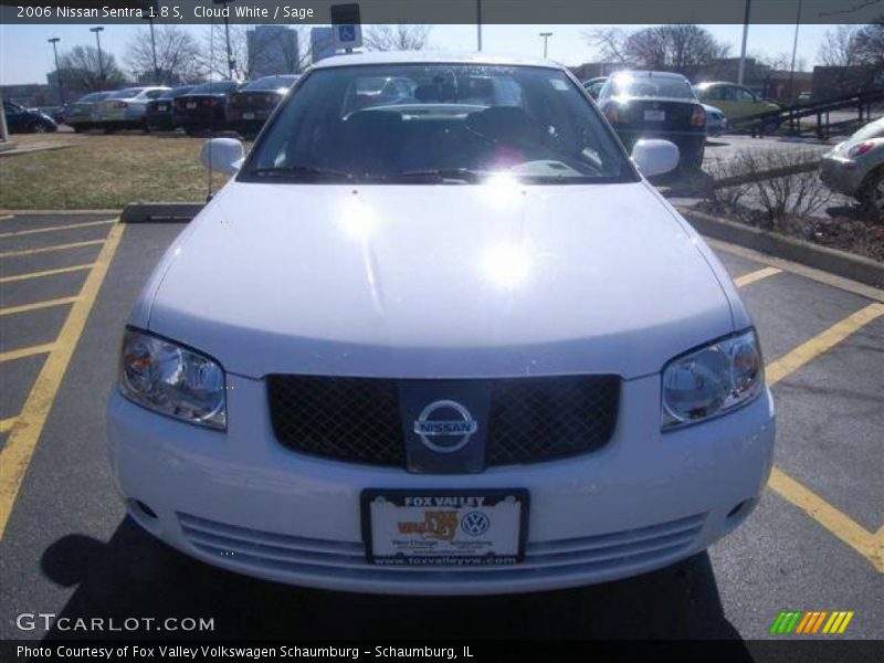 Cloud White / Sage 2006 Nissan Sentra 1.8 S