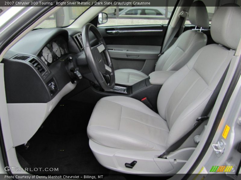 Bright Silver Metallic / Dark Slate Gray/Light Graystone 2007 Chrysler 300 Touring