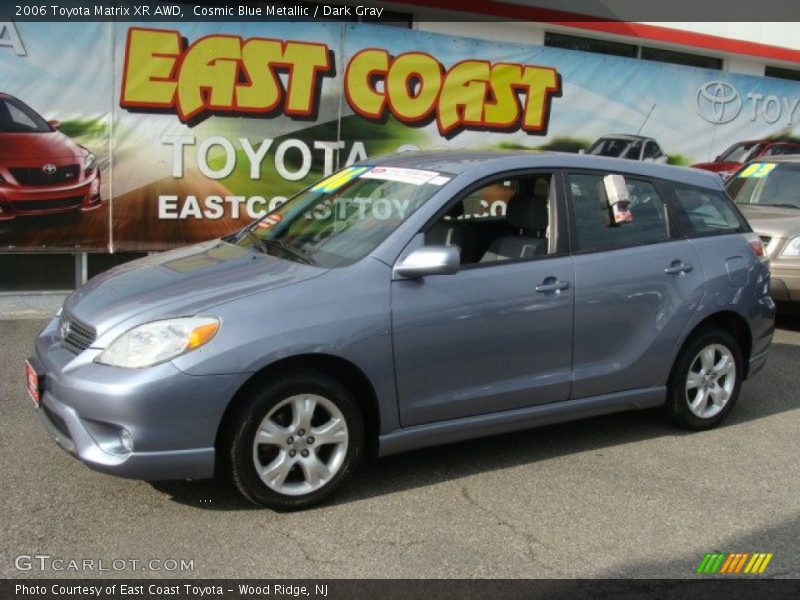 Cosmic Blue Metallic / Dark Gray 2006 Toyota Matrix XR AWD