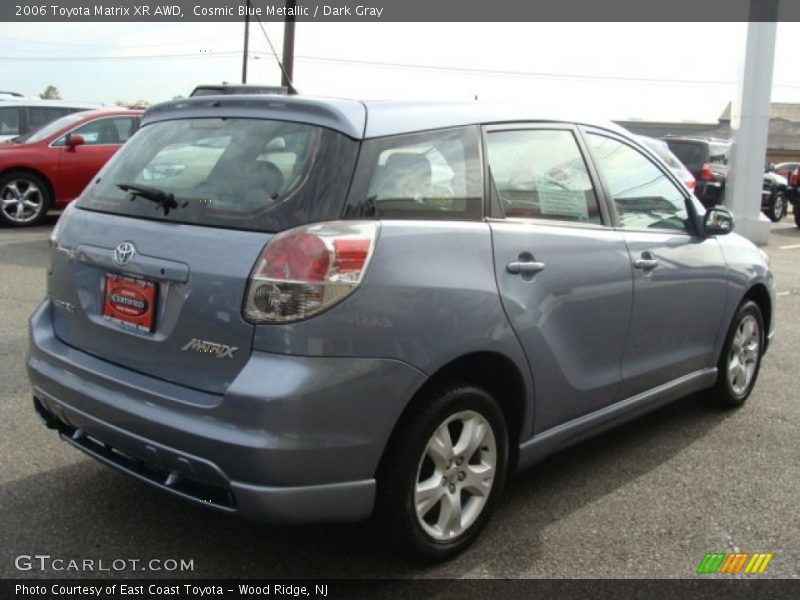 Cosmic Blue Metallic / Dark Gray 2006 Toyota Matrix XR AWD