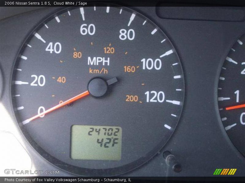 Cloud White / Sage 2006 Nissan Sentra 1.8 S
