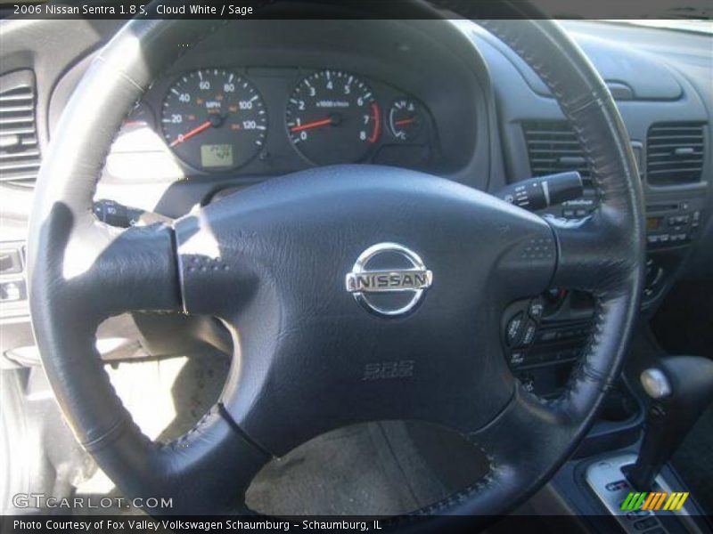 Cloud White / Sage 2006 Nissan Sentra 1.8 S