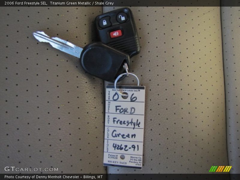 Titanium Green Metallic / Shale Grey 2006 Ford Freestyle SEL