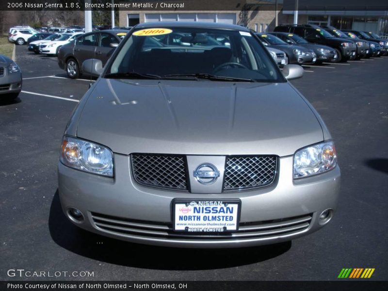 Bronze Shimmer Metallic / Charcoal 2006 Nissan Sentra 1.8 S