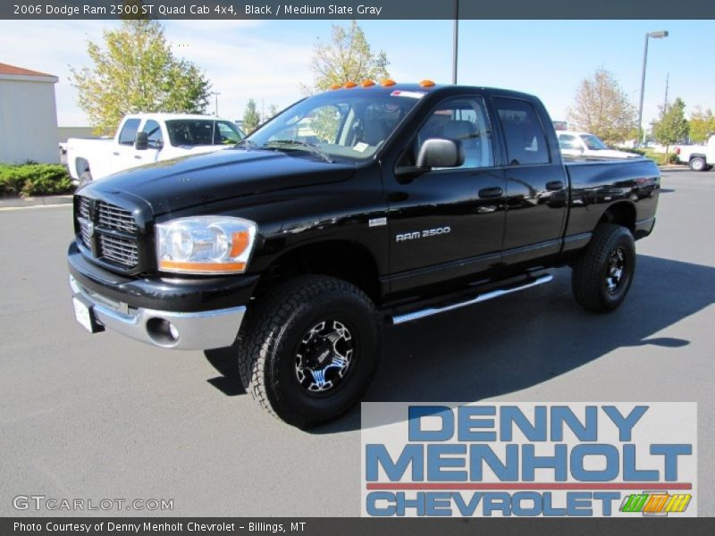 Black / Medium Slate Gray 2006 Dodge Ram 2500 ST Quad Cab 4x4