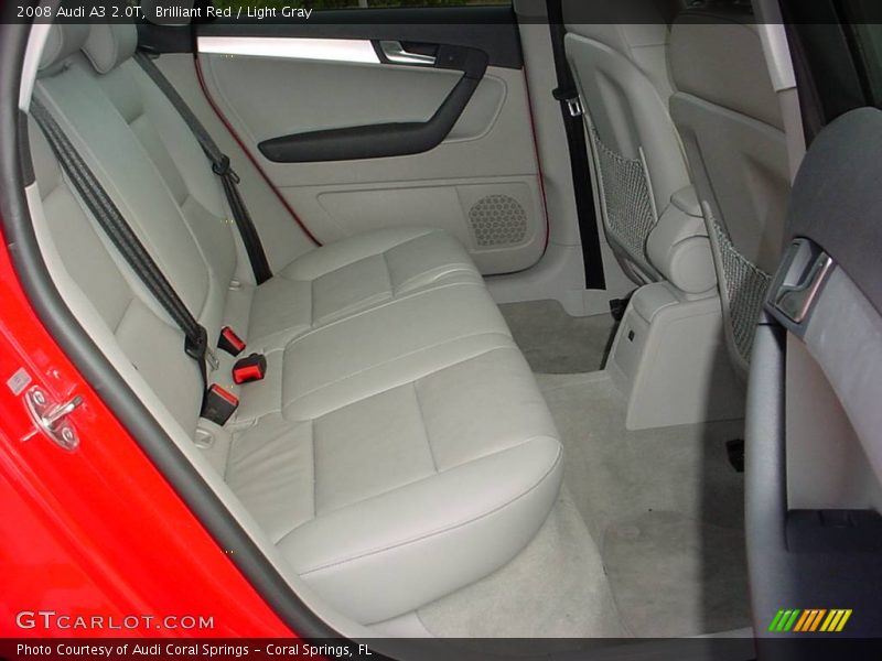 Brilliant Red / Light Gray 2008 Audi A3 2.0T