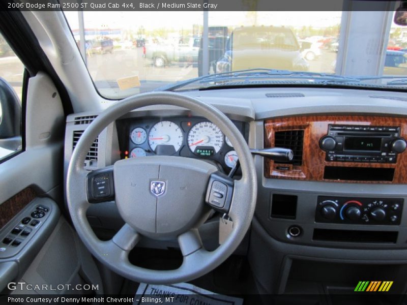 Black / Medium Slate Gray 2006 Dodge Ram 2500 ST Quad Cab 4x4