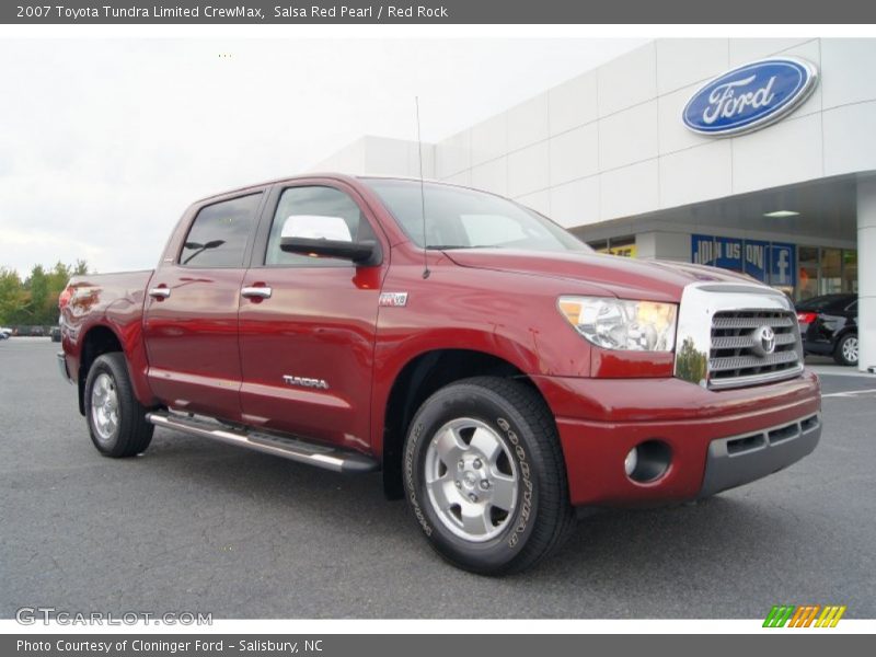 Salsa Red Pearl / Red Rock 2007 Toyota Tundra Limited CrewMax