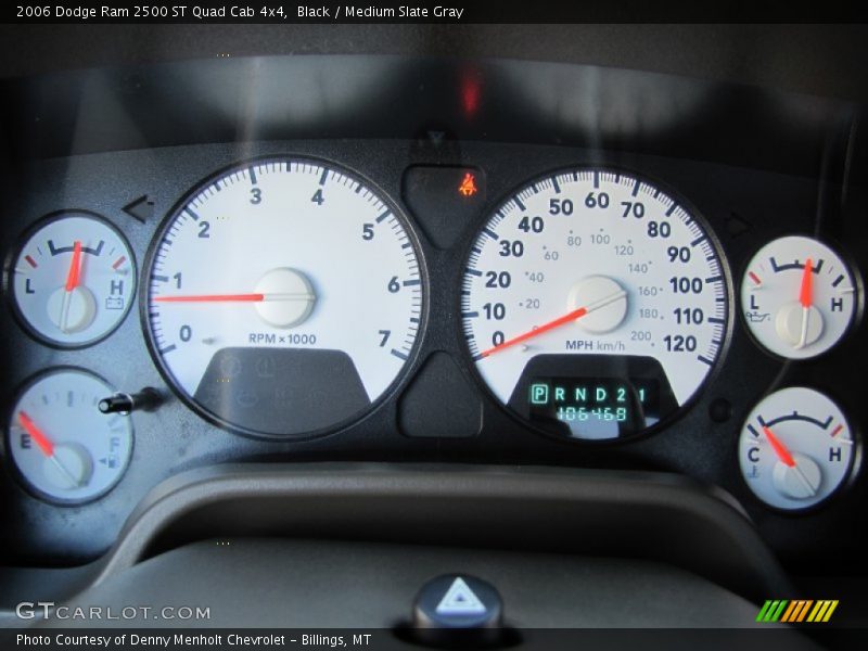  2006 Ram 2500 ST Quad Cab 4x4 ST Quad Cab 4x4 Gauges
