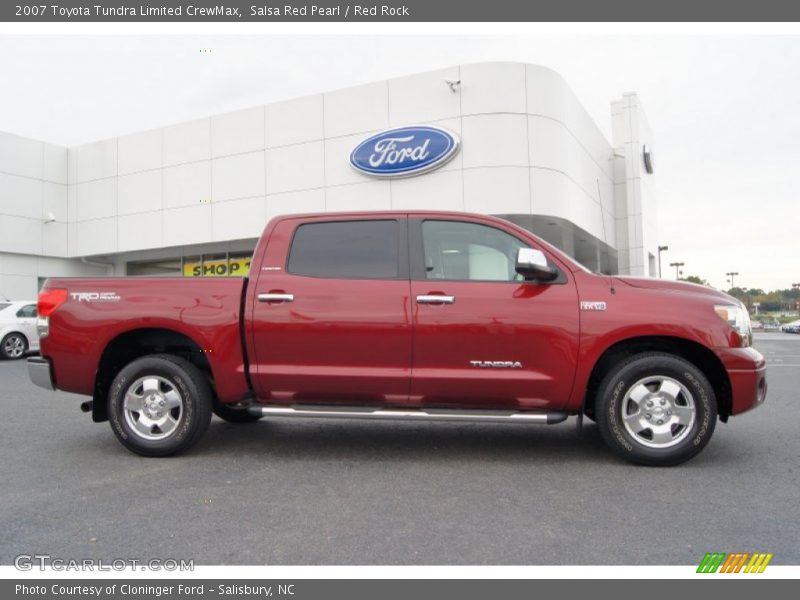 Salsa Red Pearl / Red Rock 2007 Toyota Tundra Limited CrewMax