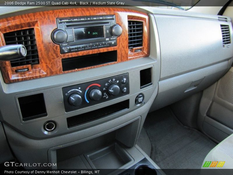 Black / Medium Slate Gray 2006 Dodge Ram 2500 ST Quad Cab 4x4