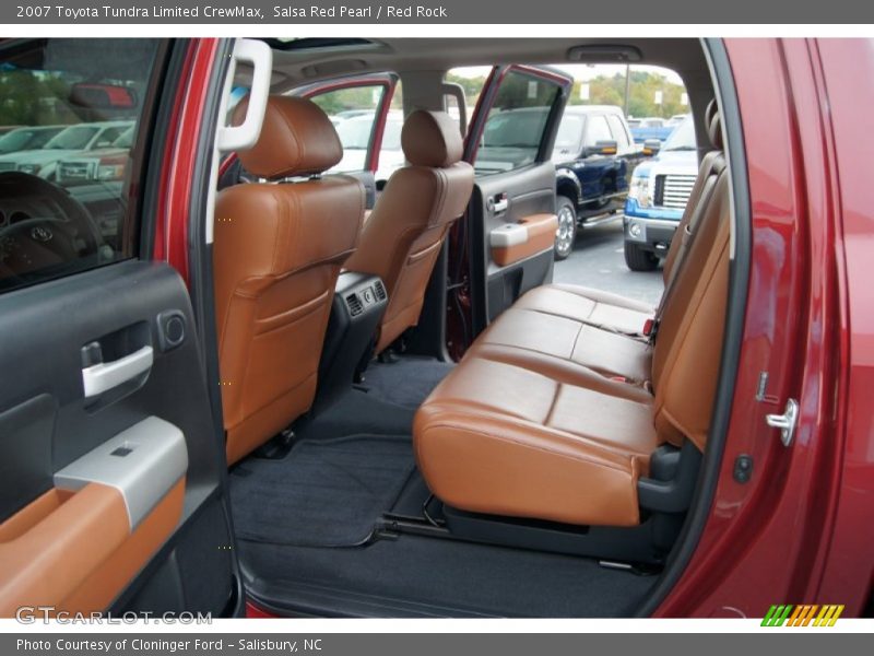  2007 Tundra Limited CrewMax Red Rock Interior