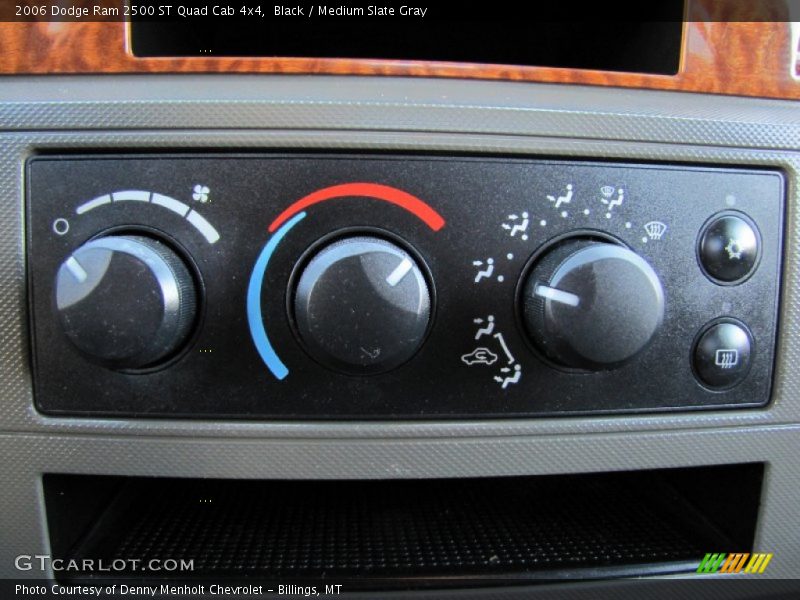 Black / Medium Slate Gray 2006 Dodge Ram 2500 ST Quad Cab 4x4