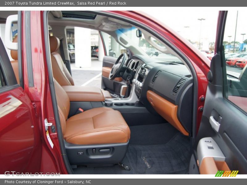  2007 Tundra Limited CrewMax Red Rock Interior