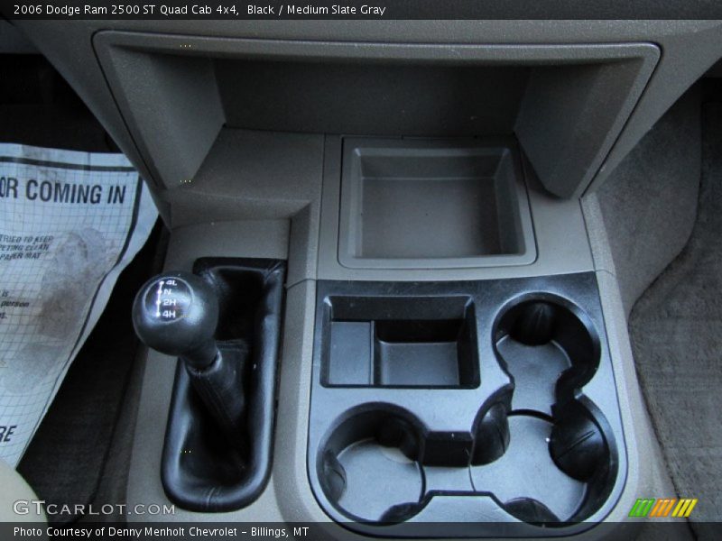 Black / Medium Slate Gray 2006 Dodge Ram 2500 ST Quad Cab 4x4