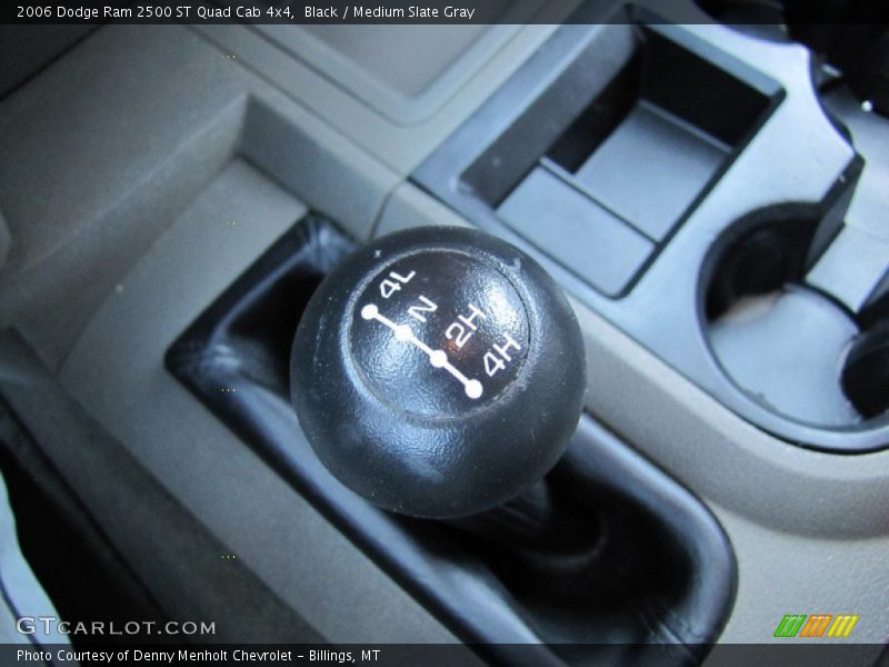 Black / Medium Slate Gray 2006 Dodge Ram 2500 ST Quad Cab 4x4