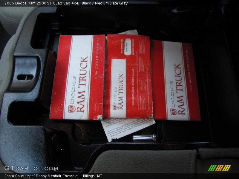 Black / Medium Slate Gray 2006 Dodge Ram 2500 ST Quad Cab 4x4