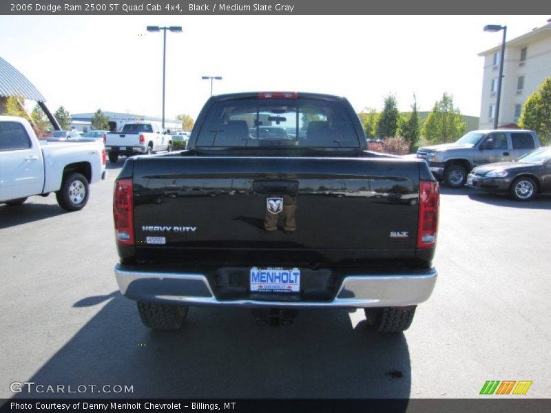 Black / Medium Slate Gray 2006 Dodge Ram 2500 ST Quad Cab 4x4