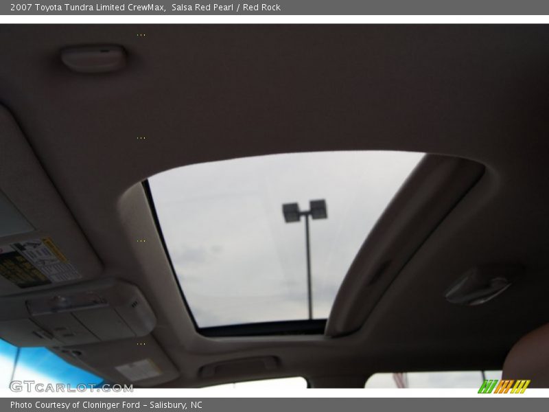 Sunroof of 2007 Tundra Limited CrewMax