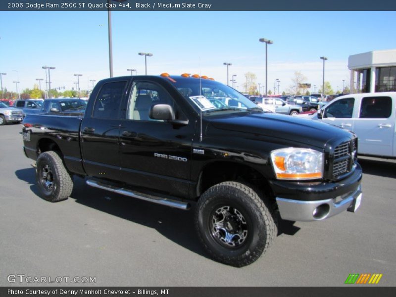 Black / Medium Slate Gray 2006 Dodge Ram 2500 ST Quad Cab 4x4