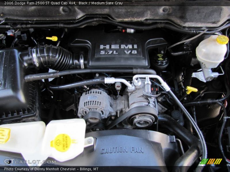 Black / Medium Slate Gray 2006 Dodge Ram 2500 ST Quad Cab 4x4