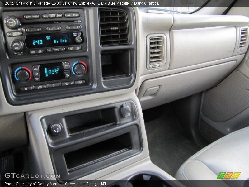 Dark Blue Metallic / Dark Charcoal 2005 Chevrolet Silverado 1500 LT Crew Cab 4x4