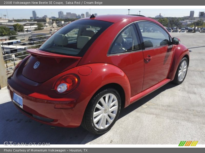 Salsa Red / Cream Beige 2008 Volkswagen New Beetle SE Coupe