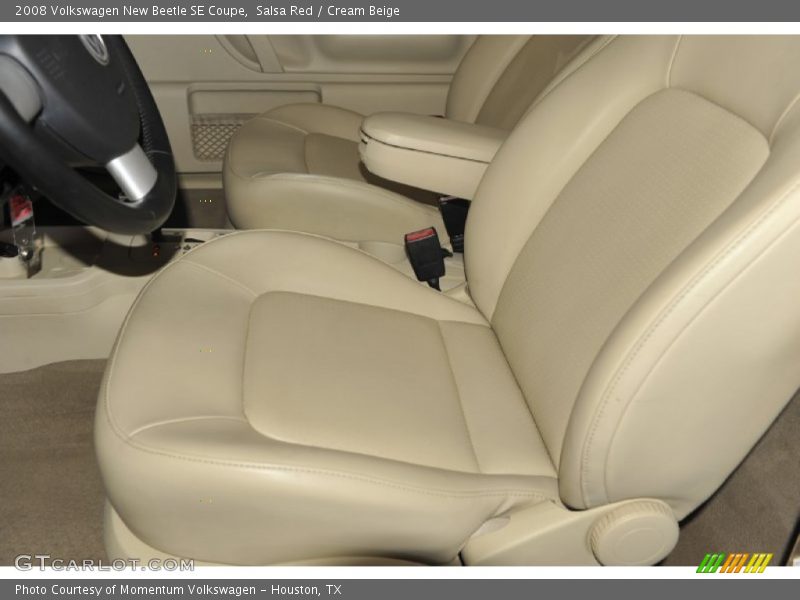  2008 New Beetle SE Coupe Cream Beige Interior