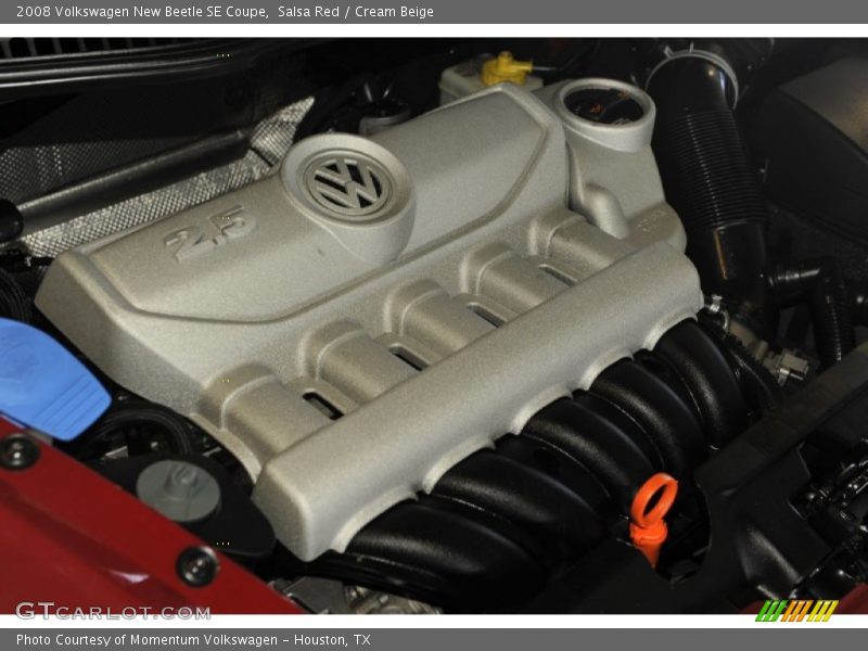  2008 New Beetle SE Coupe Engine - 2.5L DOHC 20V 5 Cylinder