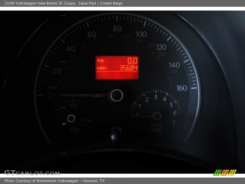 Salsa Red / Cream Beige 2008 Volkswagen New Beetle SE Coupe