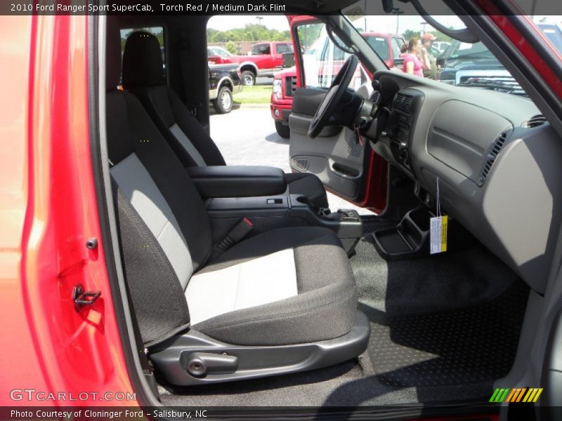 Torch Red / Medium Dark Flint 2010 Ford Ranger Sport SuperCab