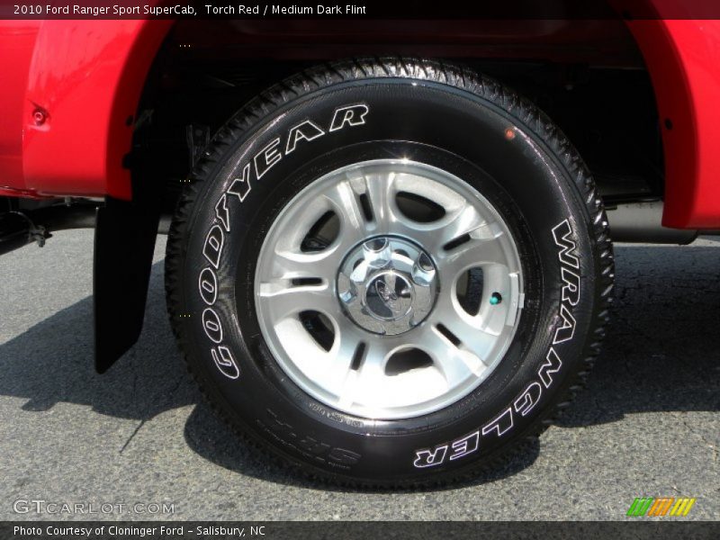 Torch Red / Medium Dark Flint 2010 Ford Ranger Sport SuperCab