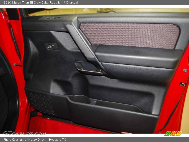 Red Alert / Charcoal 2010 Nissan Titan SE Crew Cab