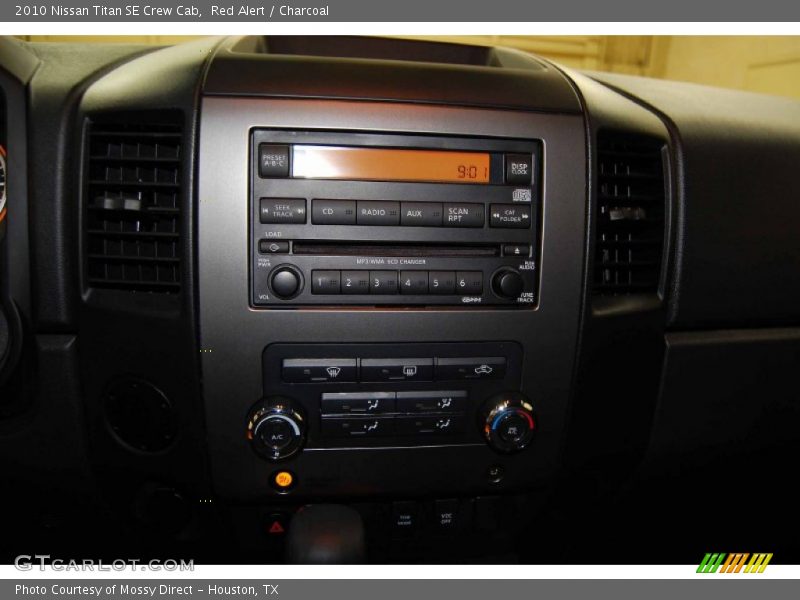 Red Alert / Charcoal 2010 Nissan Titan SE Crew Cab