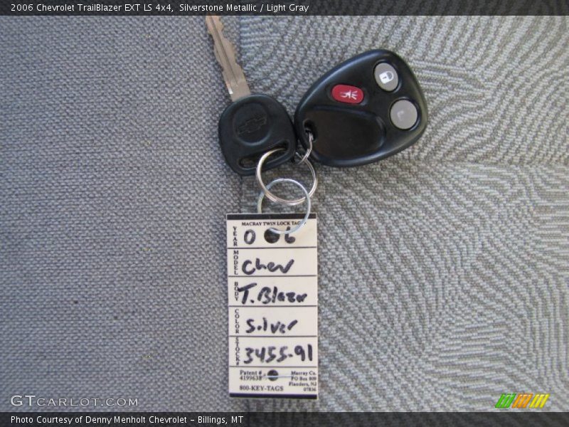 Silverstone Metallic / Light Gray 2006 Chevrolet TrailBlazer EXT LS 4x4